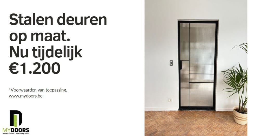 Promo: stalen deuren op maat vanaf €1200