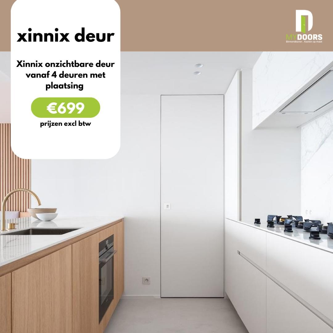Promo: Xinnix invisible deur vanaf €699